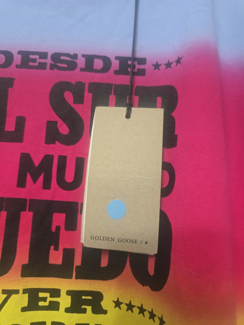 Golden Goose Rainbow Tie-Dye Graphic Tee - Multicolor - Picture 4 of 8